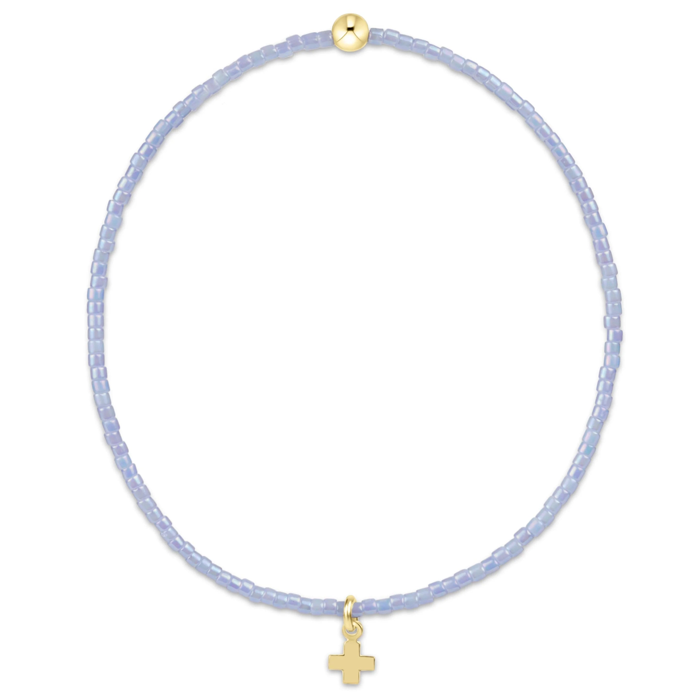 Hope Classic Bracelet with Signature Cross Small Gold Charm
