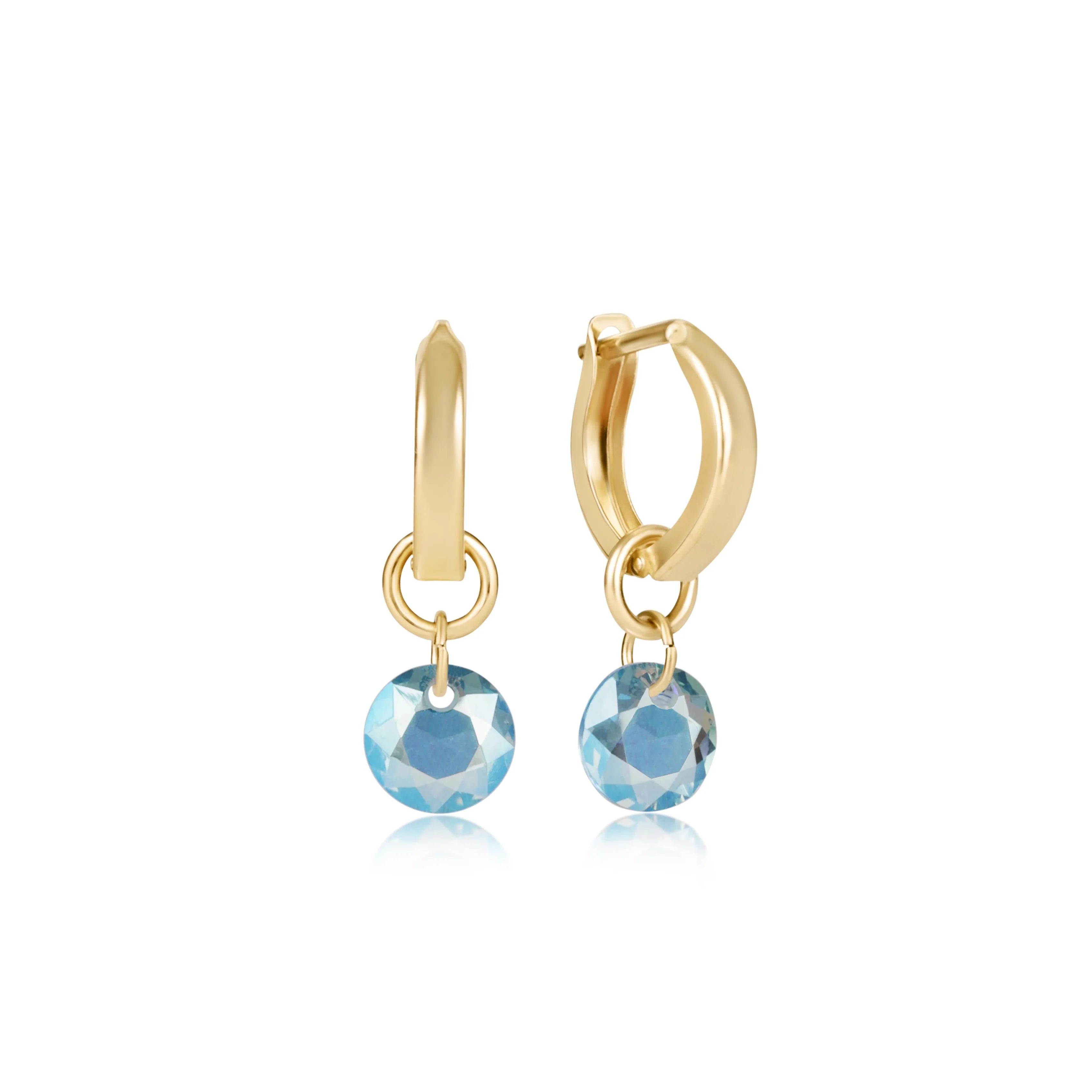 Reflection Huggie Hoop Earrings