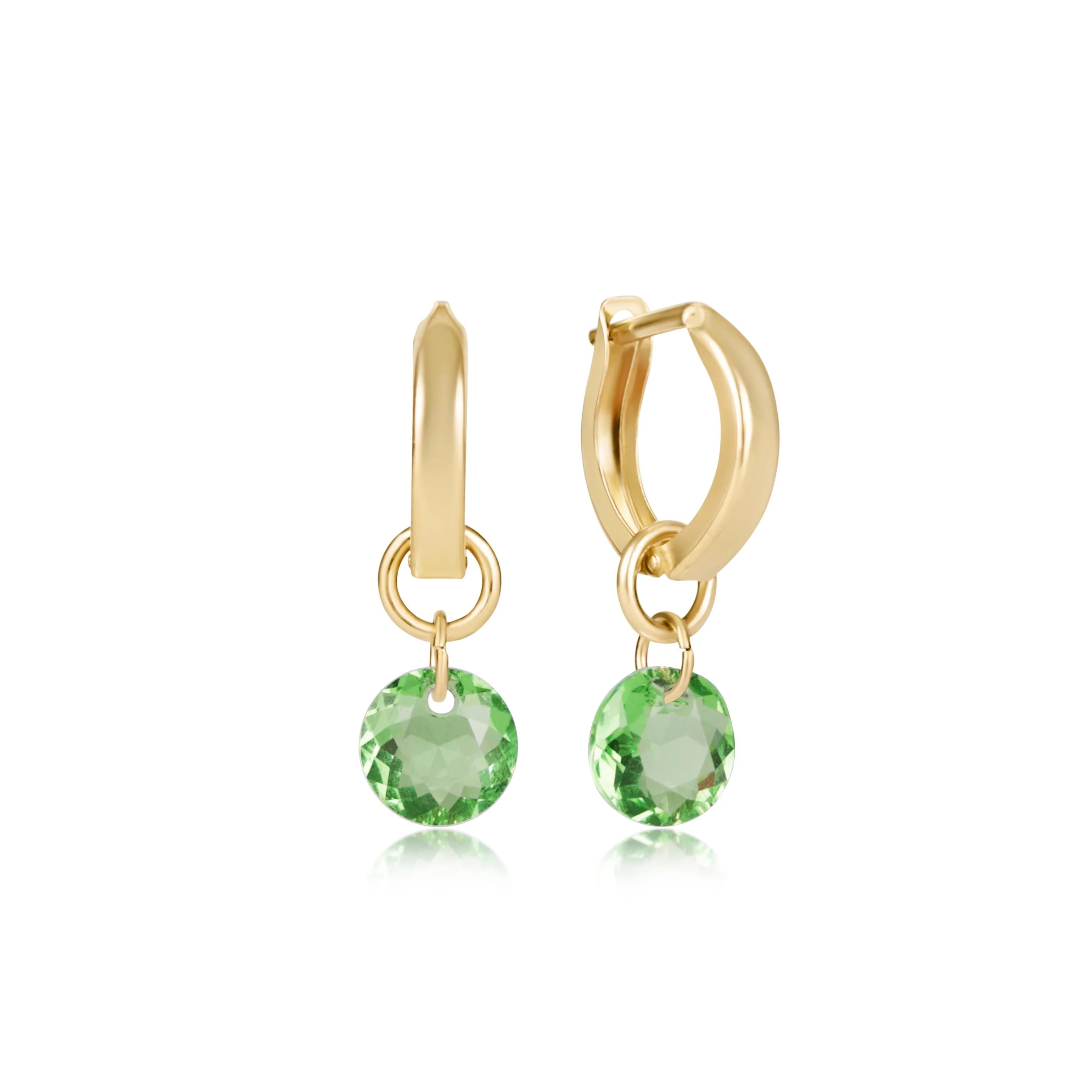 Reflection Huggie Hoop Earrings