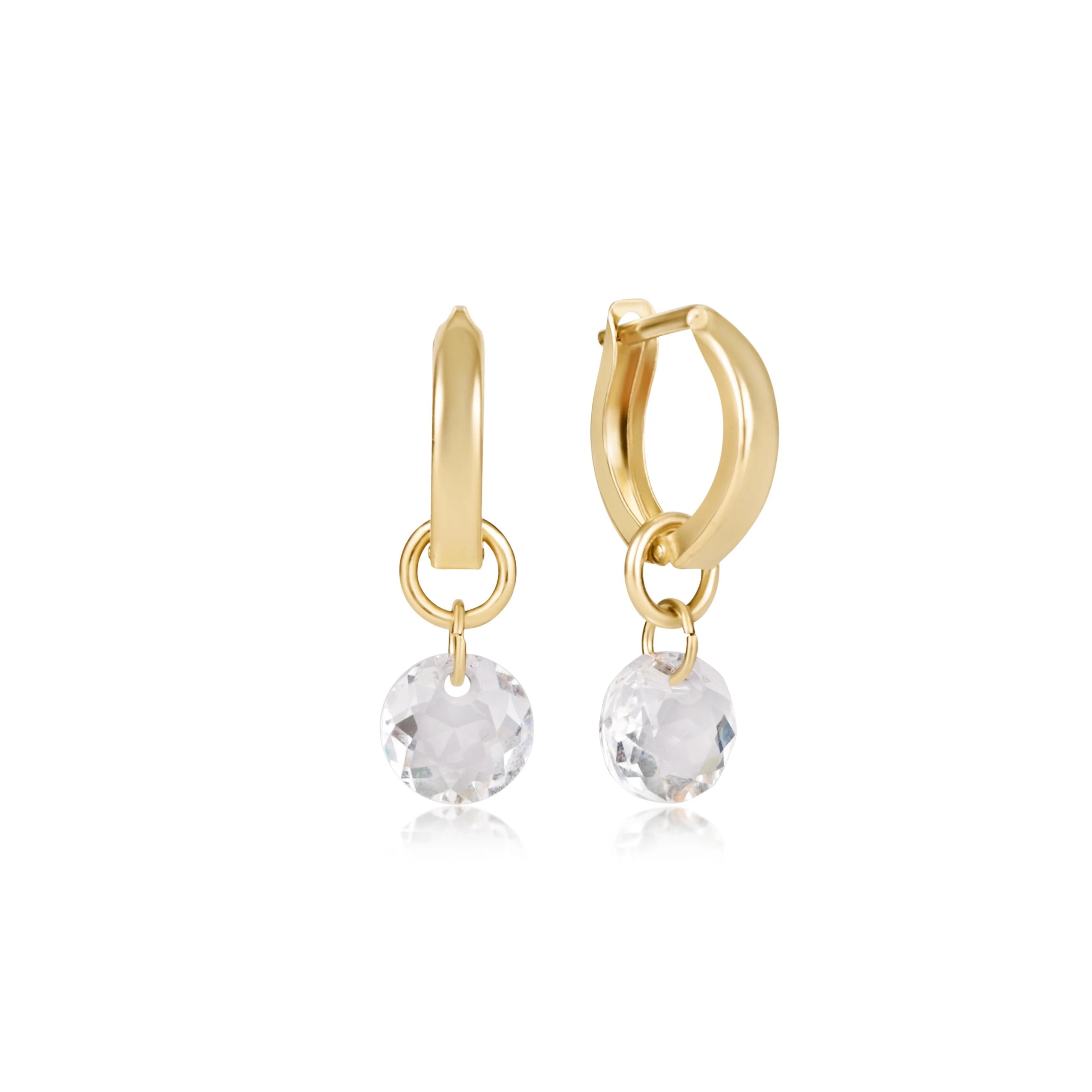 Reflection Huggie Hoop Earrings
