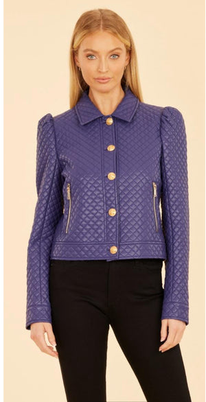 Dolce Cabo | Quilted Puff Shoulder Blazer