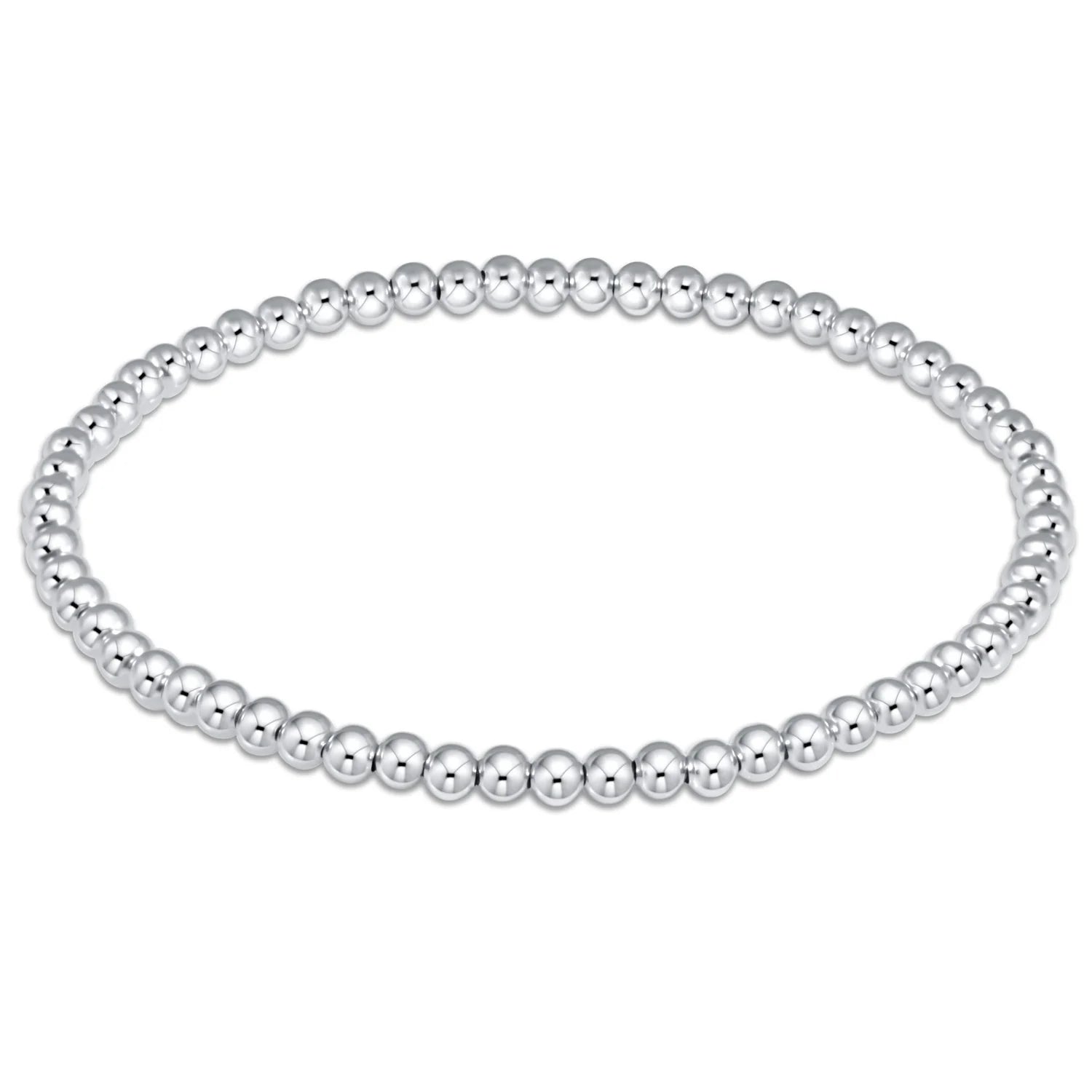 Extends Classic Sterling Bead Bracelets (2mm-5mm)