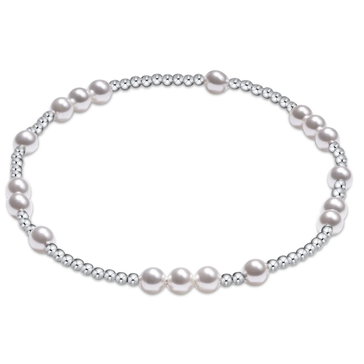 eNewton extends | Hope Unwritten Sterling 4MM Pearl Bead Bracelet