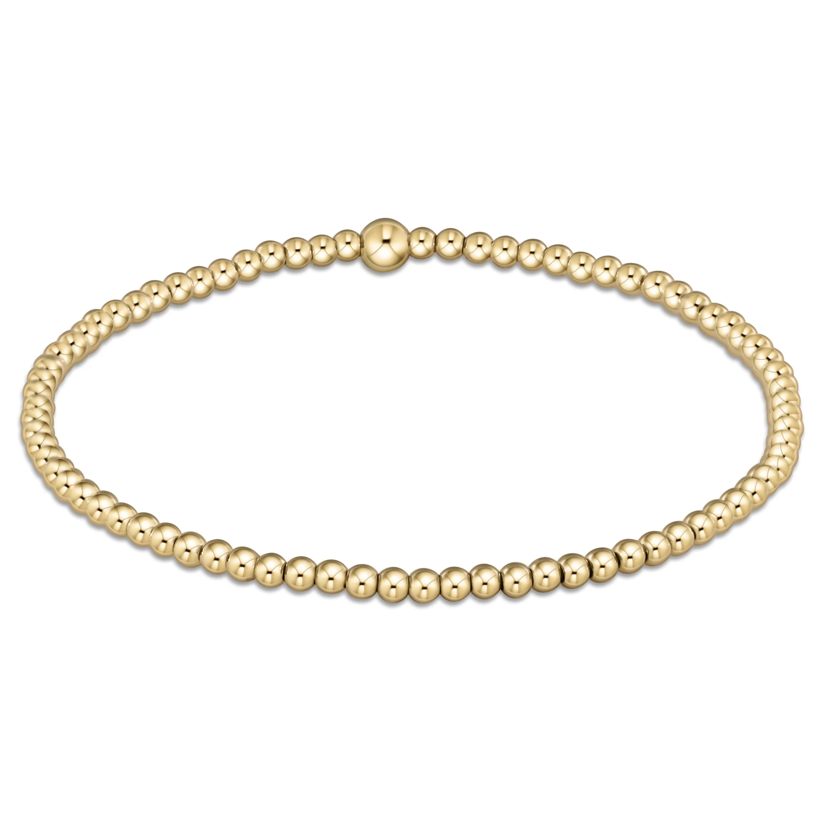 E Newton Classic Beaded Bangle Bracelets