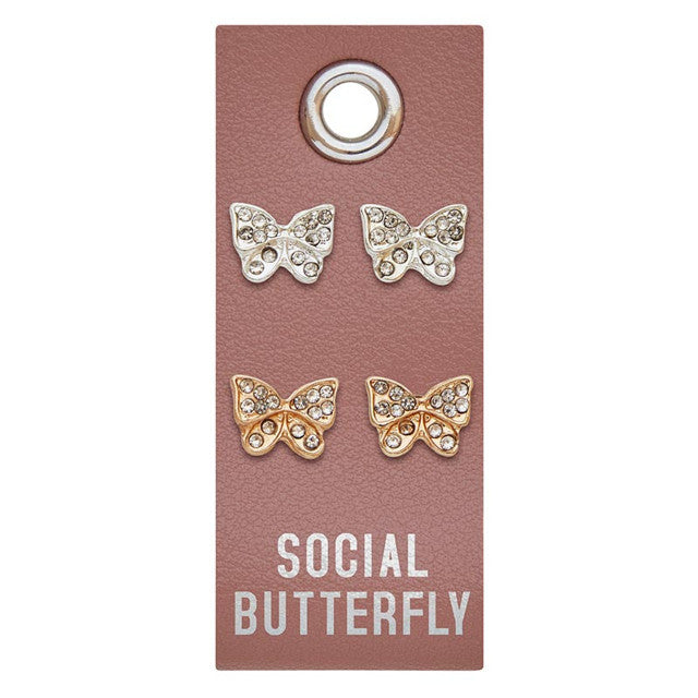 FD - Silver Stud Earrings