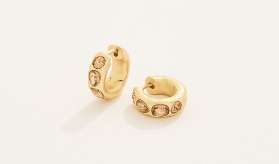 Spartina 449 |Manor Gem Hoop Earrings