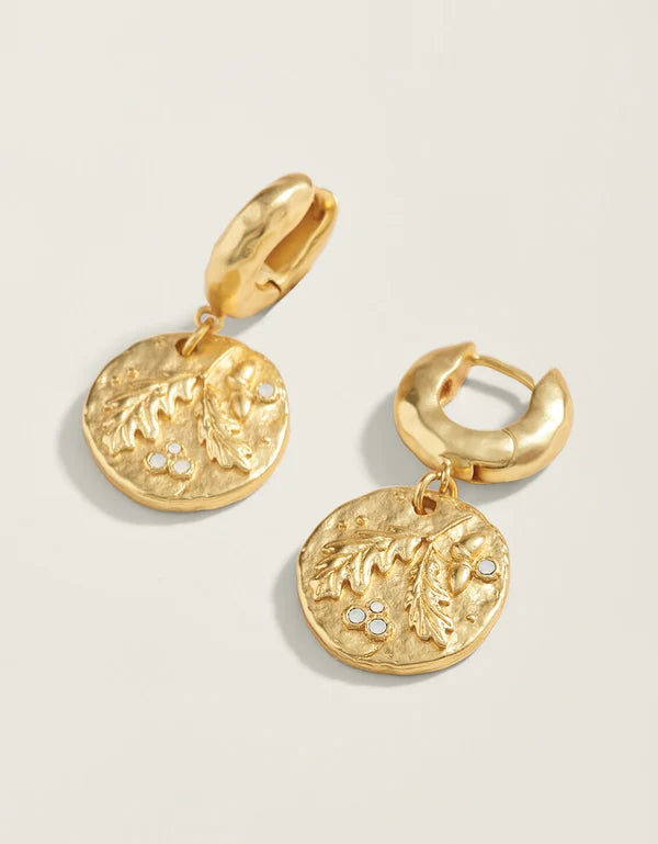 Southern Oaks Earrings Gold