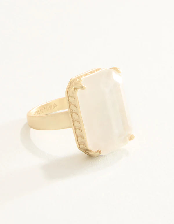 Spartina 449 | Naiad Rectangle Ring White