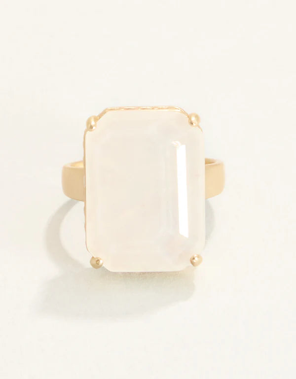 Spartina 449 | Naiad Rectangle Ring White