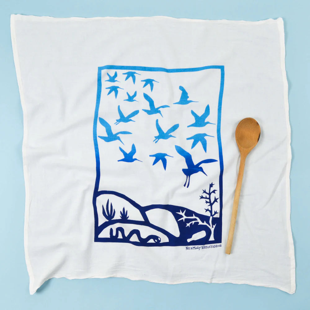 Kei & Molly || Flour Sack Towel - Immigration/Migration