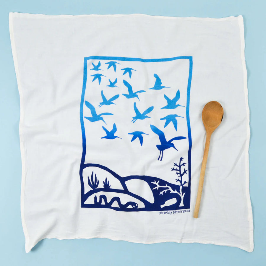 Kei & Molly || Flour Sack Towel - Immigration/Migration