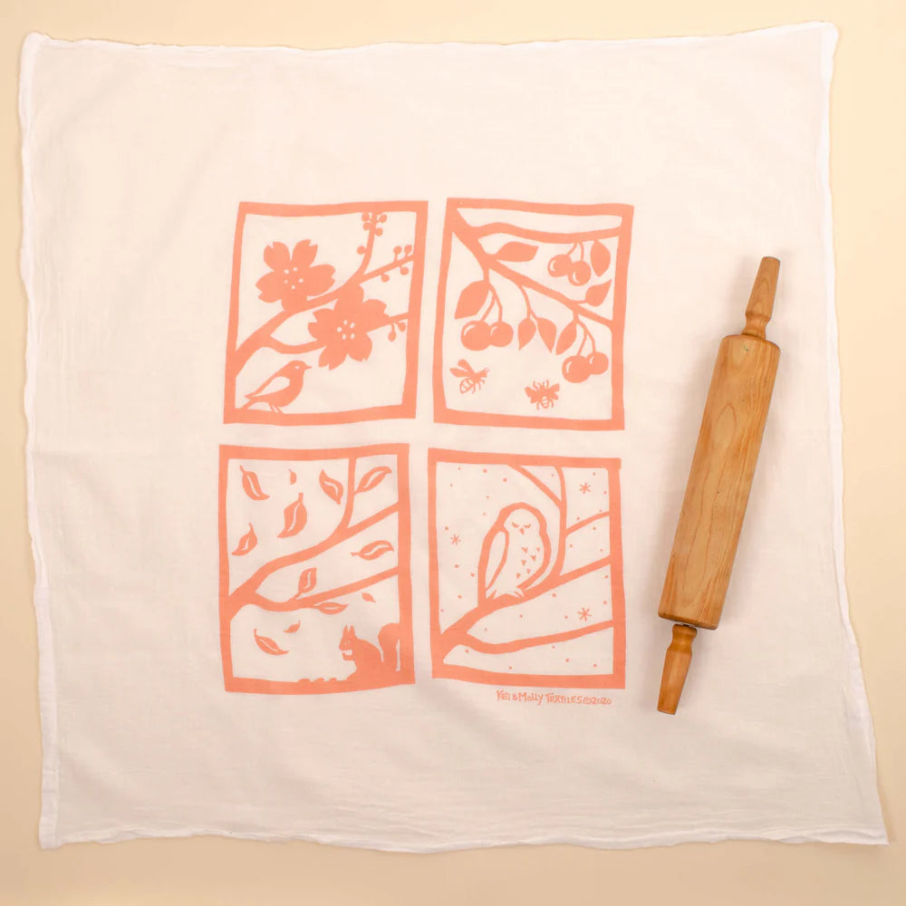 Kei & Molly || Flour Sack Towel - Seasons