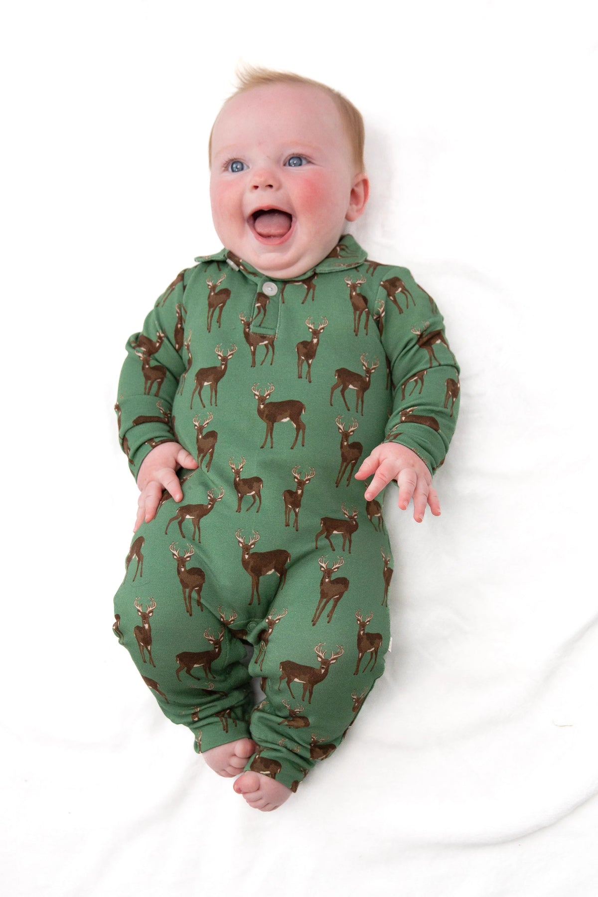 Sweatshirt LS Deer Romper
