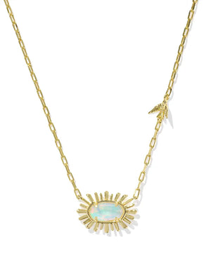 Kendra Scott | Elisa Bird Pendant Gold Opalite Illusion Necklace