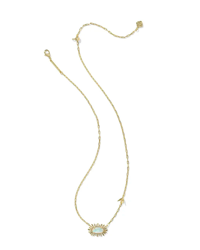 Kendra Scott | Elisa Bird Pendant Gold Opalite Illusion Necklace