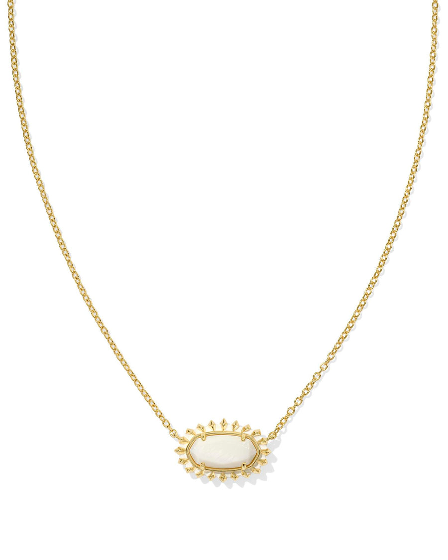 Kendra Scott | Elisa Color Burst Frame Gold Necklace