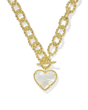 Kendra Scott | Haisley Heart Gold Statement Necklace