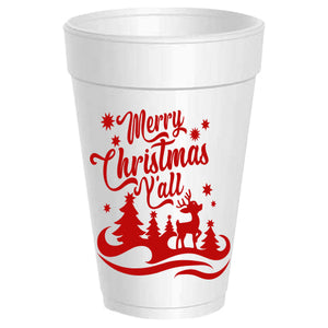 Sassy Cups | Christmas Styrofoam Cups