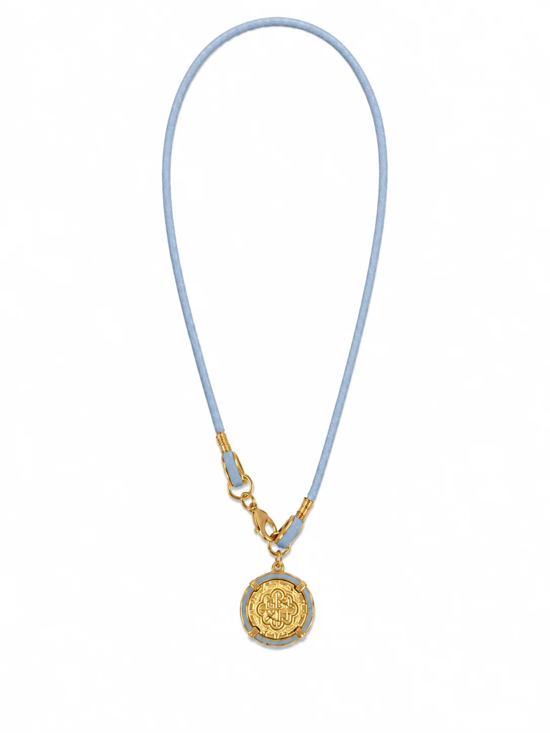 The Navigator Gold Coin Necklace on Cord