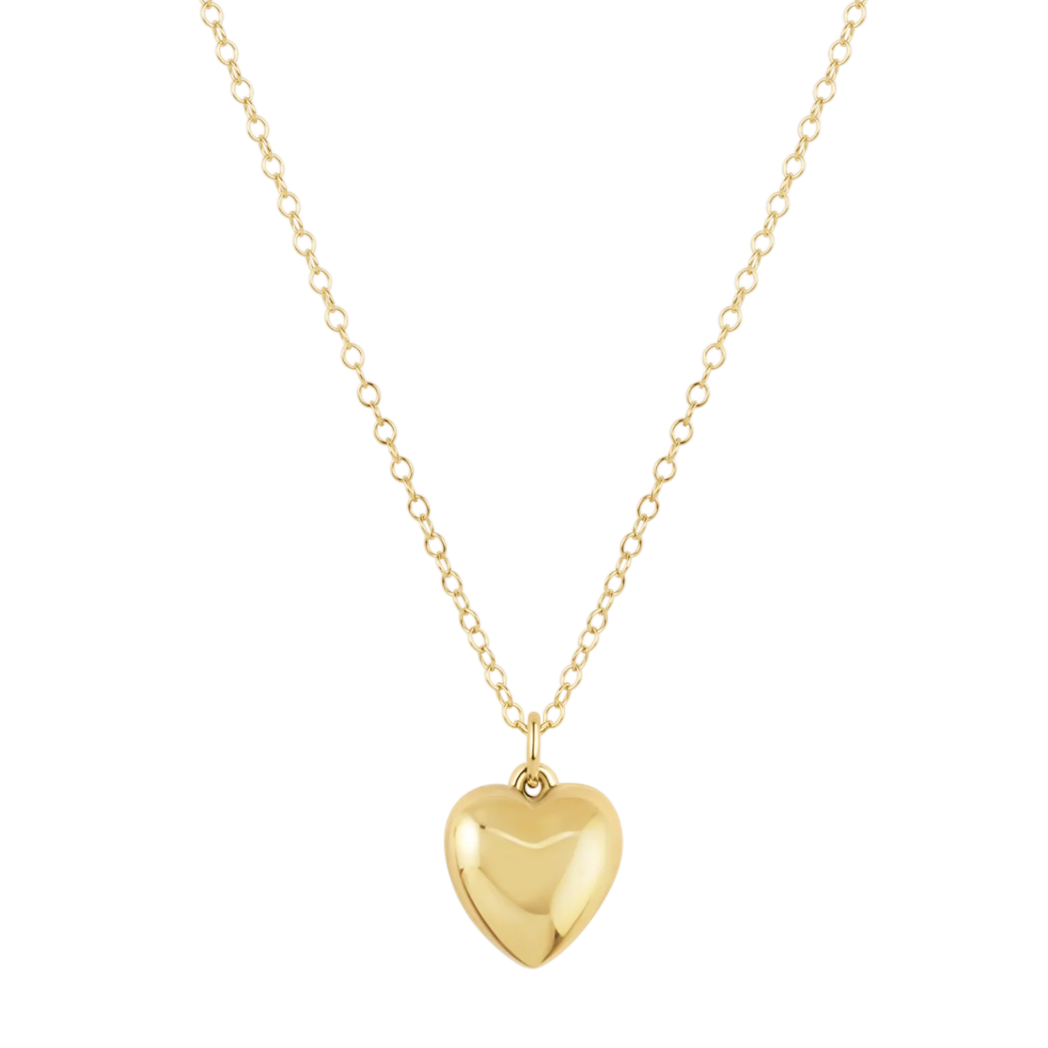 16" Love Plush Gold Charm Necklace