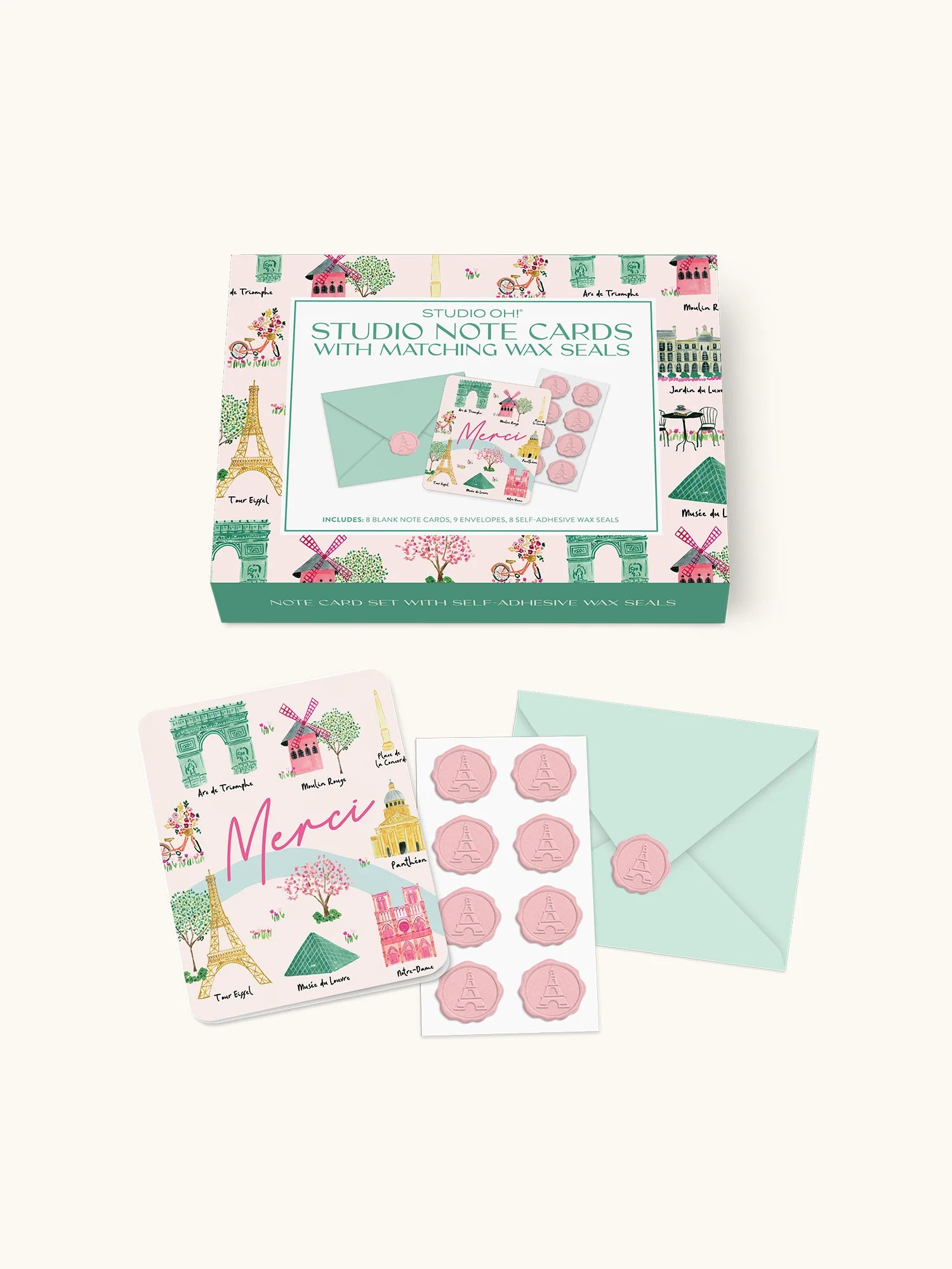 Studio Oh! | Note Card Sets with Matching Wax Seals