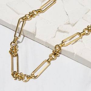Lenny & Eva | Gilded 18" Toggle Charm Necklace