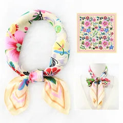 Floral Silk Scarf