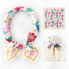 Floral Silk Scarf