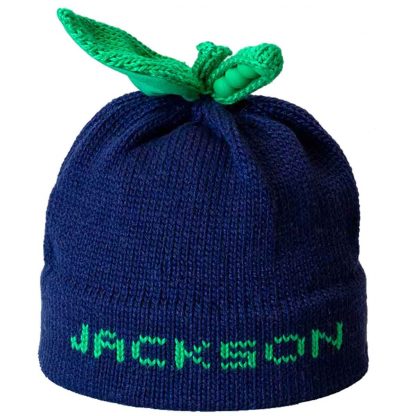 Personalized Baby Hand Knit Hat