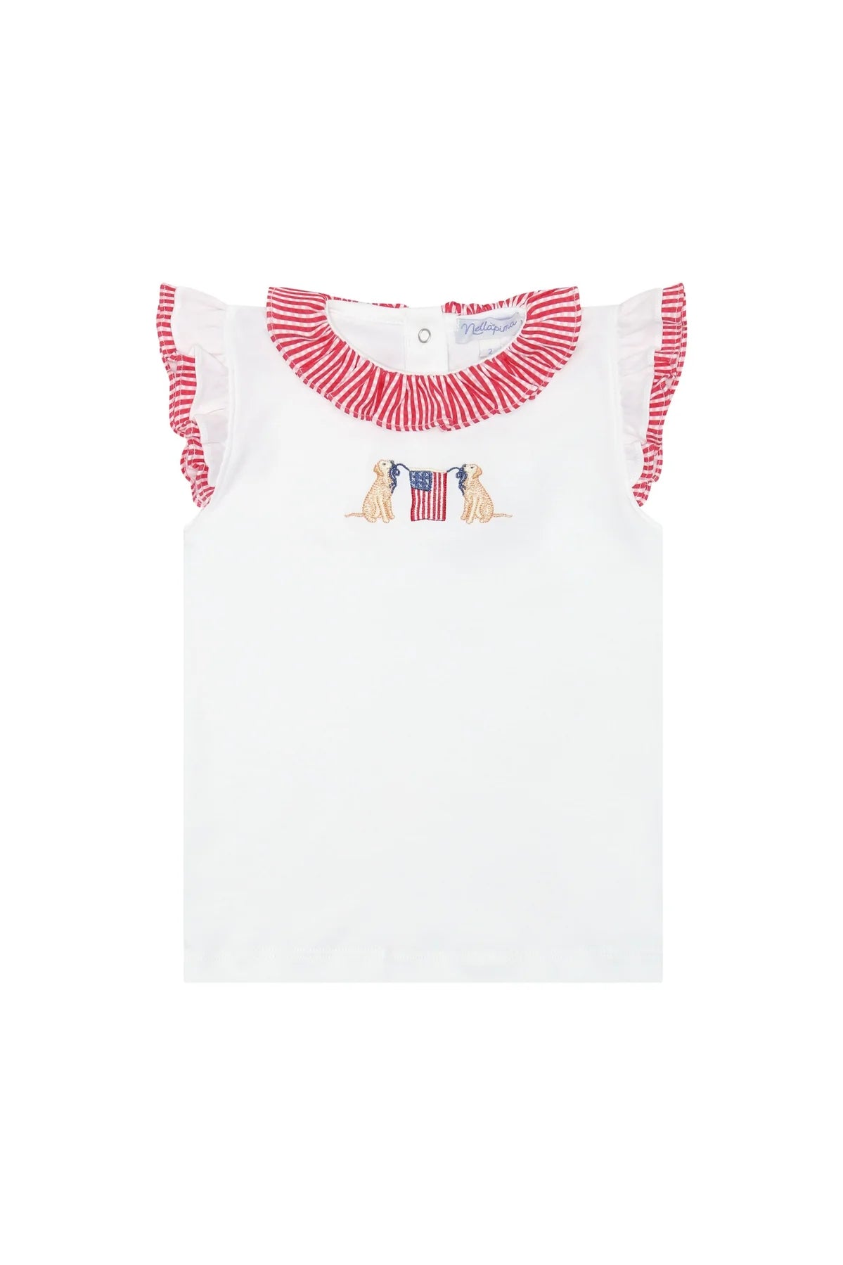 American Pups Girls Classic Red Skort Set