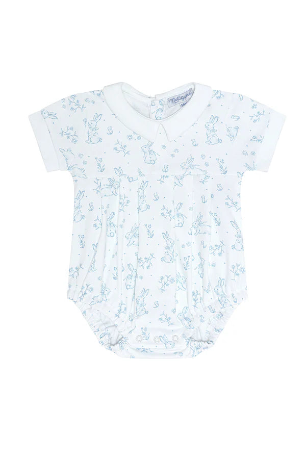Nellapima | Blue Bunny Toile Bubble