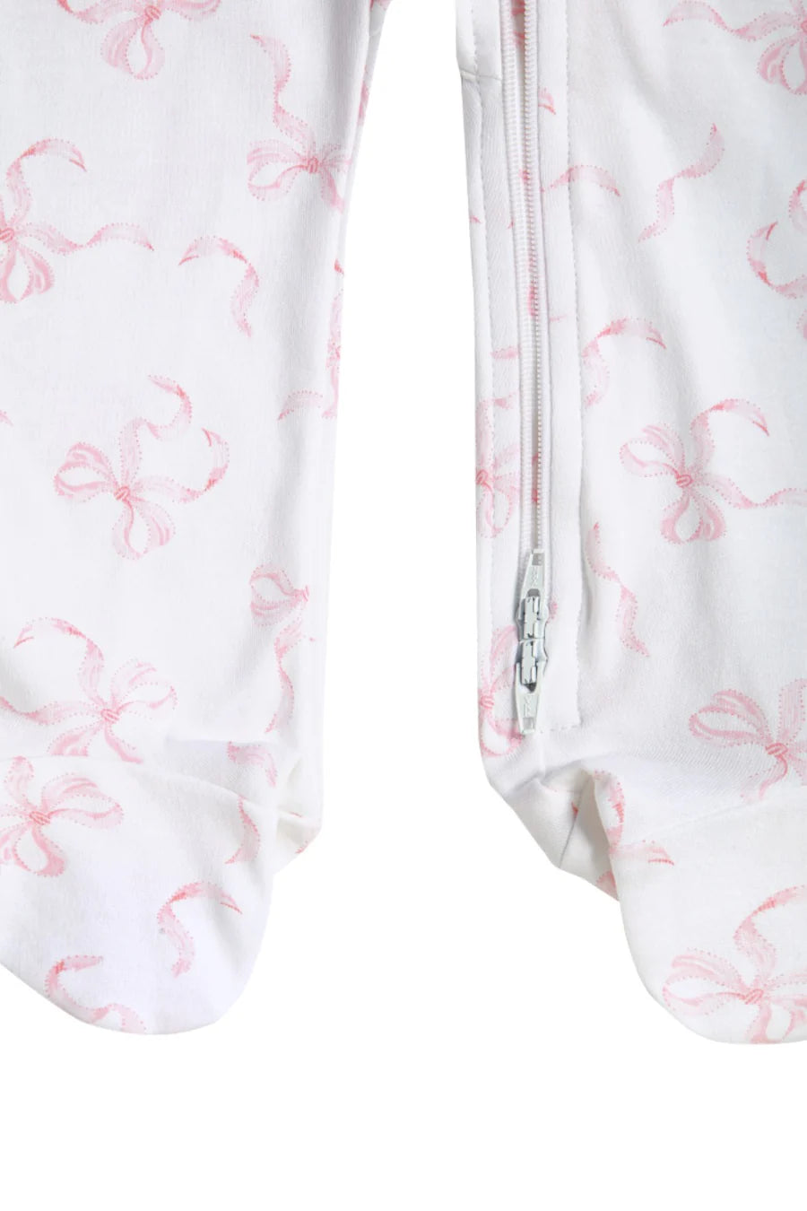 Nellapima | Pink Charming Bows Zipper Footie