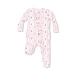 Angel Dear | Ogee Lace Floral Gown & Footie