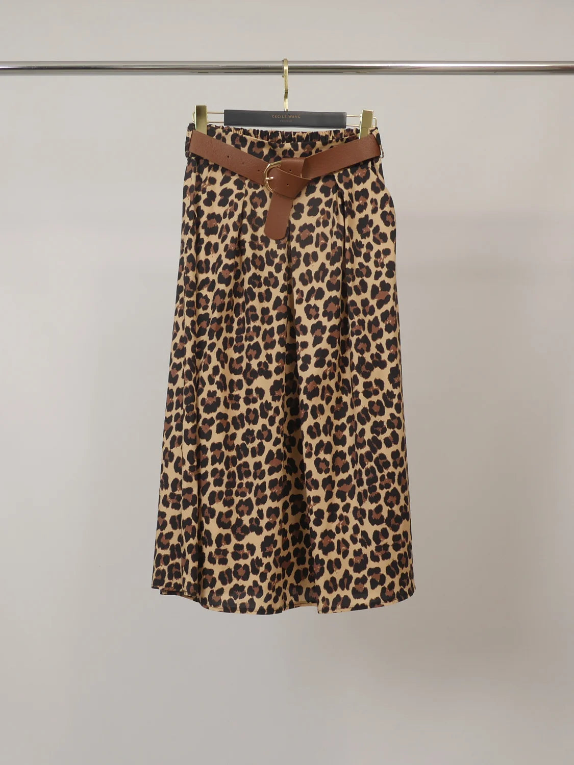 Cécile Leopard Skirt