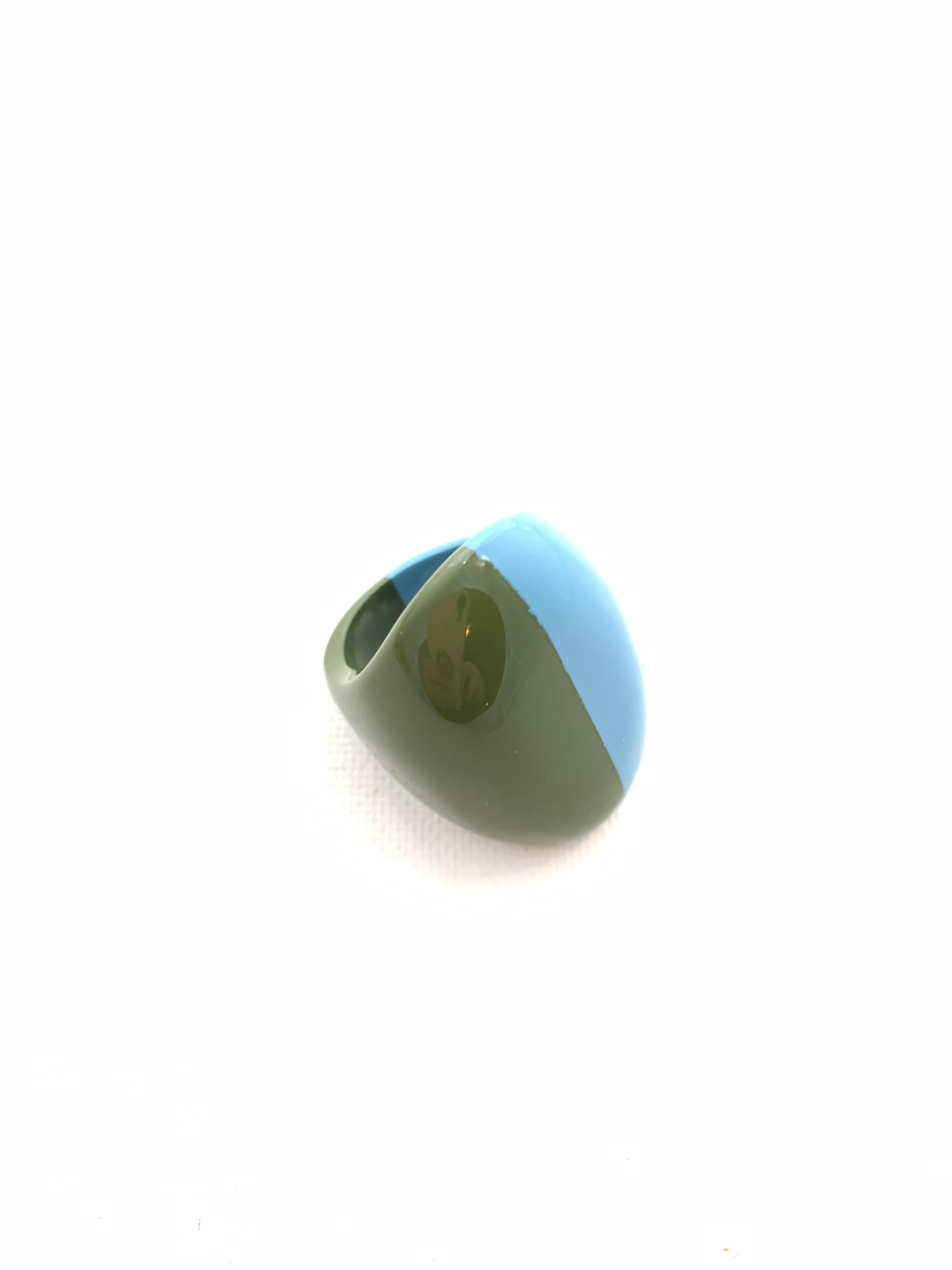 Color Block Statement Rings