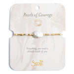 Scout Curated Wears | Pearl Affirmation Bracelet Gold