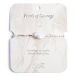 Scout Curated Wears | Pearl Affirmation Bracelet Silver