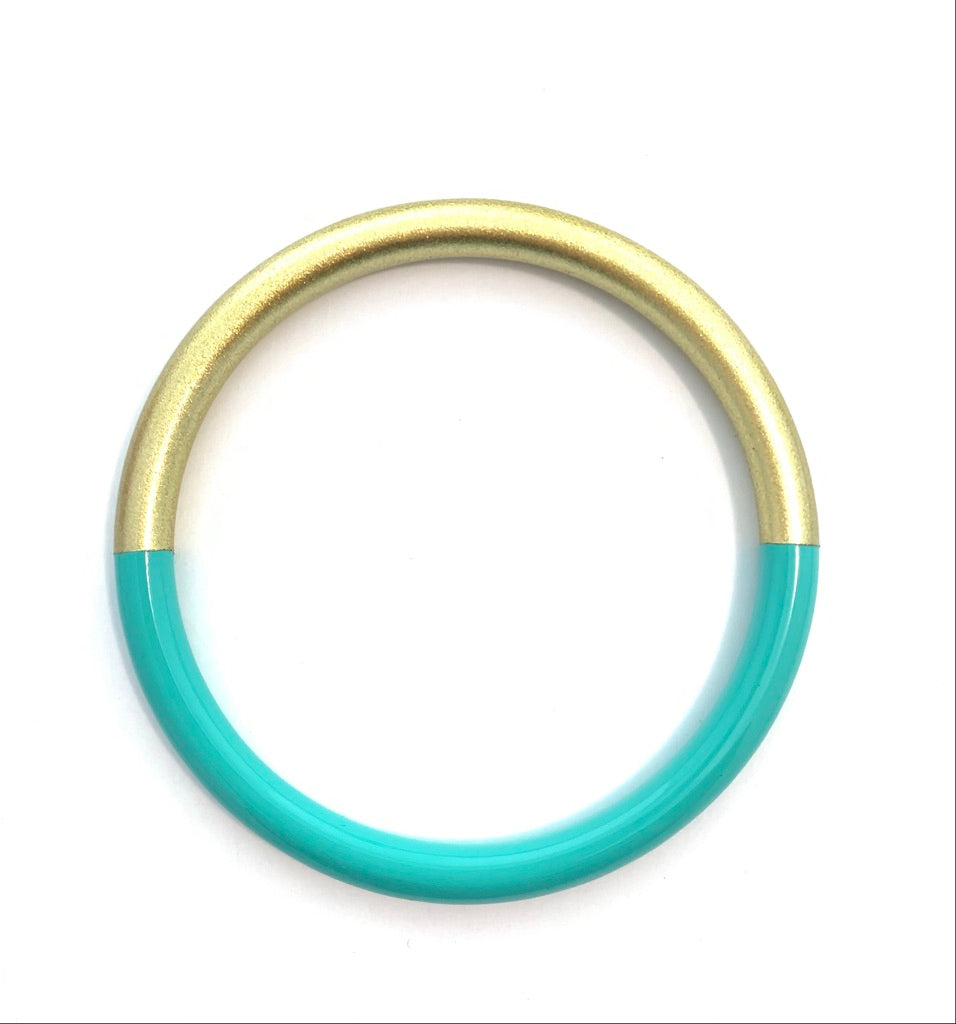 Color Block Bangle Bracelets