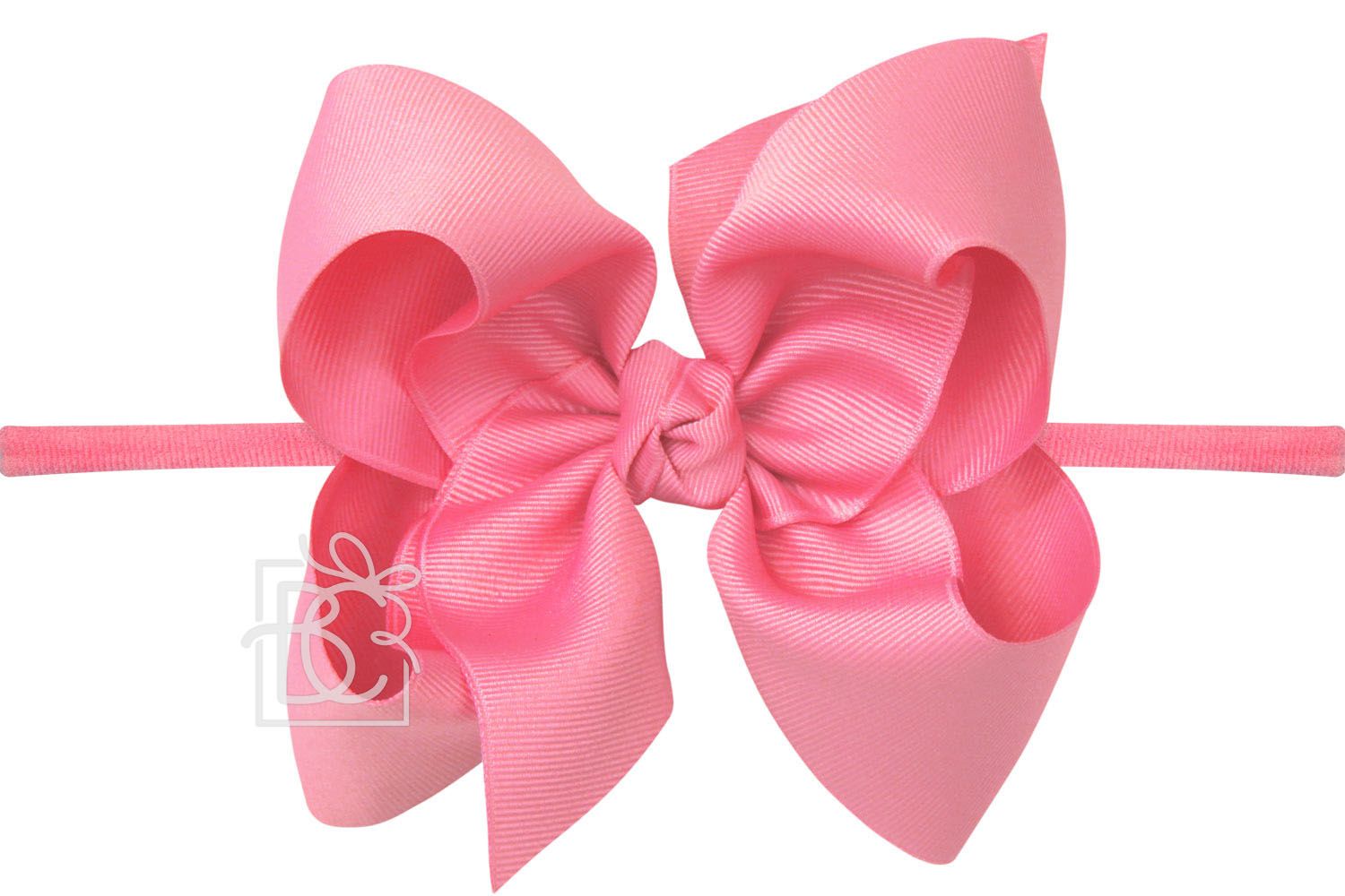 Pantyhose Headband with Classic Signature Grosgrain Bow - 3.5" Medium
