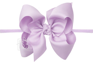 Pantyhose Headband with Classic Signature Grosgrain Bow - 4.5" Large