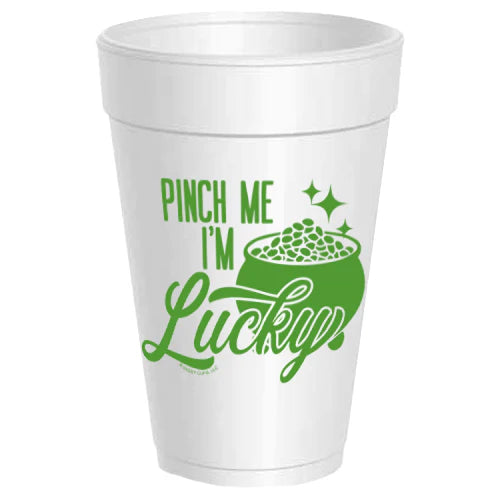 St. Patrick's Styrofoam Cups