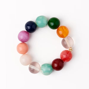 Cece Large Resin Bead Bracelet