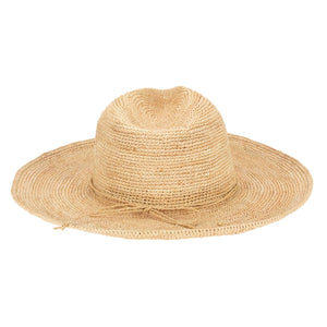 San Diego Hat Co. | Marina Women's Crochet Raffia Fedora