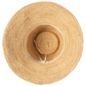 San Diego Hat Co. | Perla - Crochet Raffia Bell Bucket Hat