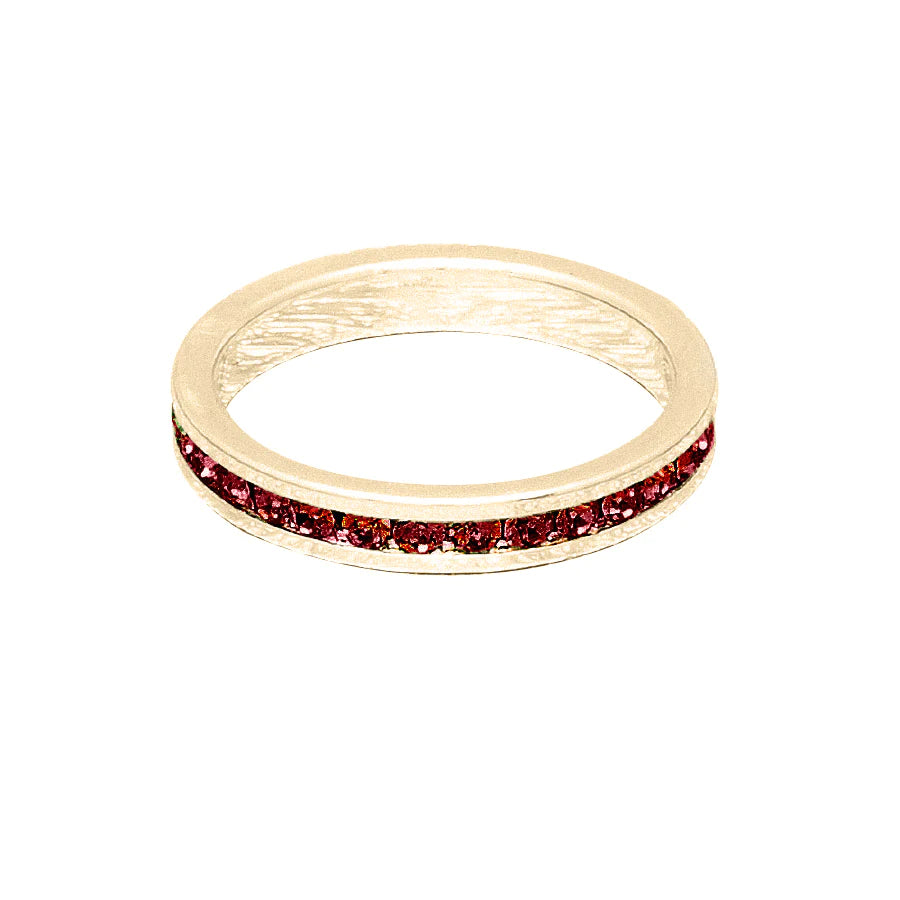 Maya J | Birthstone Stackable Rings Gold