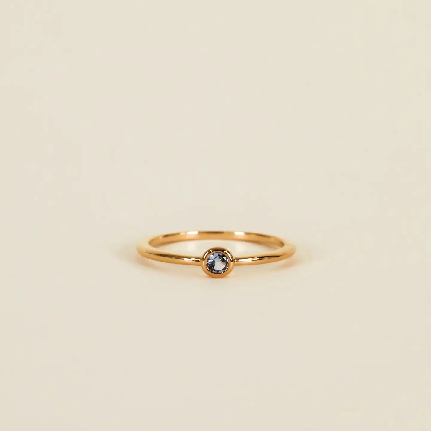 JAXKELLY || Simple Stud Ring - Aqua