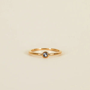 JAXKELLY || Simple Stud Ring - Aqua