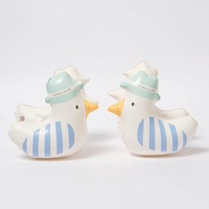 Sunnylife | Sid the Seagull Blue Stripe Inflatable Arm Bands