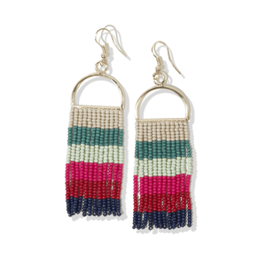 INK + ALLOY | Allison Beaded Fringe Earrings