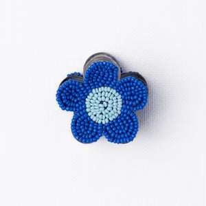 Molly Flower Beaded Hair Claw Clip
